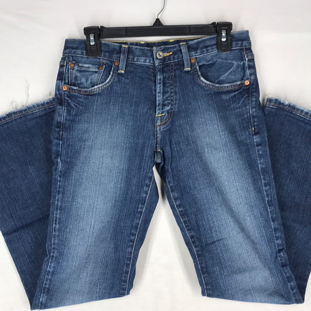 Lucky Brand button fly bootleg jeans size 28 EUC